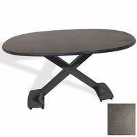Dockers İks Masa ESB Oval (94x146 - Werzalit, Allzalit yada Wermodin Tabla) - Grey Marble