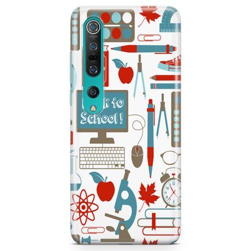 Xiaomi Mi 10 Kılıf Okula Dönüş Arka Kapak Koruma Desenli Full Koruyucu