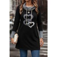 Kadın Uzun Kollu Balıkçı Yaka Bağcıklı Iki Iplik Elbise