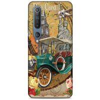 Retro (37) Desen Silicone Cover Renkli Xiaomi Mi 10 Kılıf