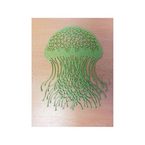 Ahtapot Meduza Voronoi Duvar Dekorasyonu (Bu ürün Sadece Plastik parçadır - Almadan Önce Soru Sorabilirsiniz)