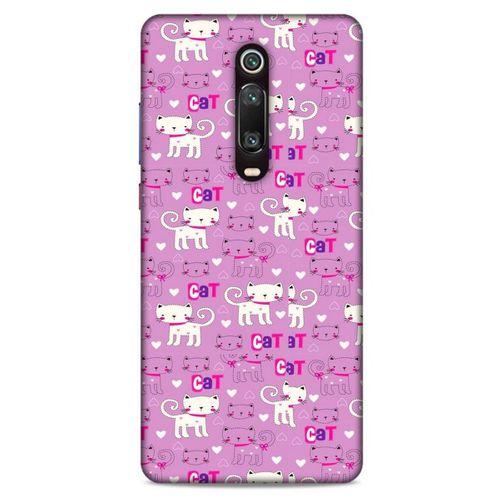 Lopard Xiaomi Redmi K20 Uyumlu Kılıf Kediler (4) Koruma Kılıfı Pink Cat