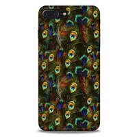 Apple Iphone 8 Plus Kılıf Desenli Özel Seri Tüyler (11) Tam Koruma