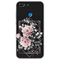 Honor 9 Lite Kılıf HD Desen Baskılı Arka Kapak - Retro Çiçek 1