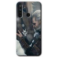 MRCİLETİSİM Realme 5i Kılıf Kapak - Kadim Dost +Hayalet Ekran Yandan Gözükmez