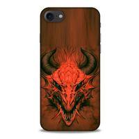 Apple Iphone 7 Kılıf Dragons (14) Lansman Kılıf Kırmızı Boynuzlu Ejderha