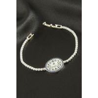 Yuvarlak Zirkon Taşlı Çocuk Bileklik 16 cm