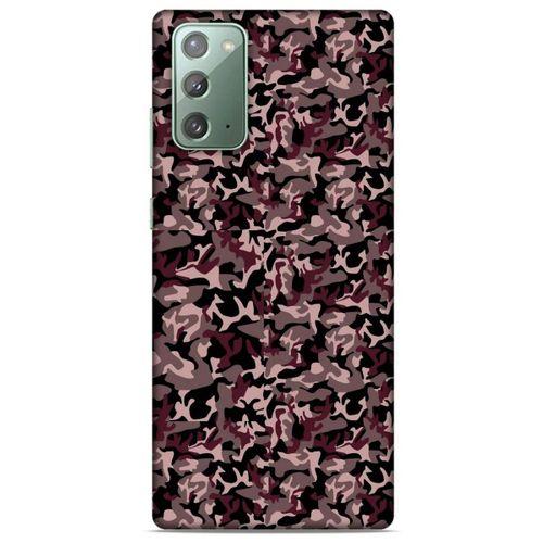 Kamuflaj 25 Samsung Galaxy Note 20 Kılıf Silikon Kapak