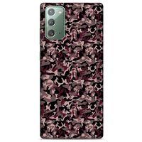 Kamuflaj 25 Samsung Galaxy Note 20 Kılıf Silikon Kapak