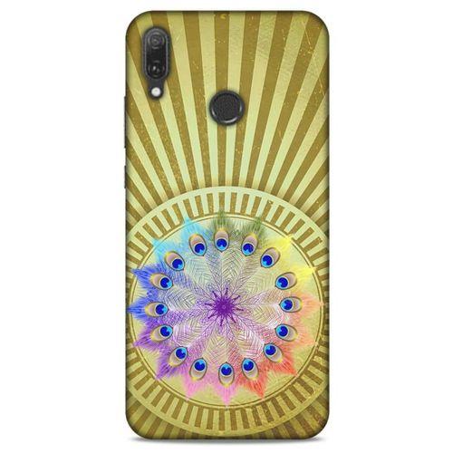 Huawei Y9 2019 Kılıf Desenli Özel Seri Tüyler (27) Tasarımlı Kılıf