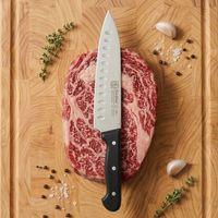 Sürbisa Sürmene 61070 Profesyonel Oluklu Şef Bıçağı 30 cm Paslanmaz Çelik Pimli Saplı Aşçı Bıçağı