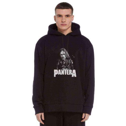 Pantera Dimebag Scratch Baskılı Siyah Erkek Kapşonlu Sweatshirt