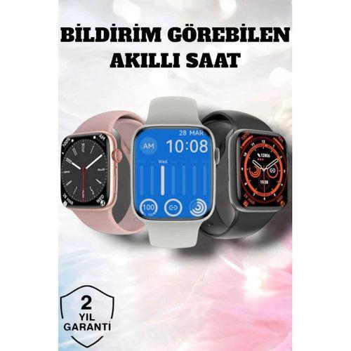 Akıllı Saat Adım Sayar, Kalp Atışı İzleme Dokunmatik Bluetooth Bağlantılı
