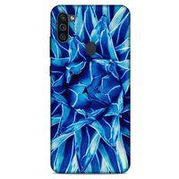 Lopard Samsung Galaxy M11 Uyumlu Kılıf Bahar (13) Silikon Kap Açık Mavi