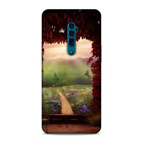 Oppo Reno 10x Zoom Kılıf Manzara Fantezi Arka Kapak Silikon Koruma Full Koruyucu