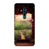 Oppo Reno 10x Zoom Kılıf Manzara Fantezi Arka Kapak Silikon Koruma Full Koruyucu