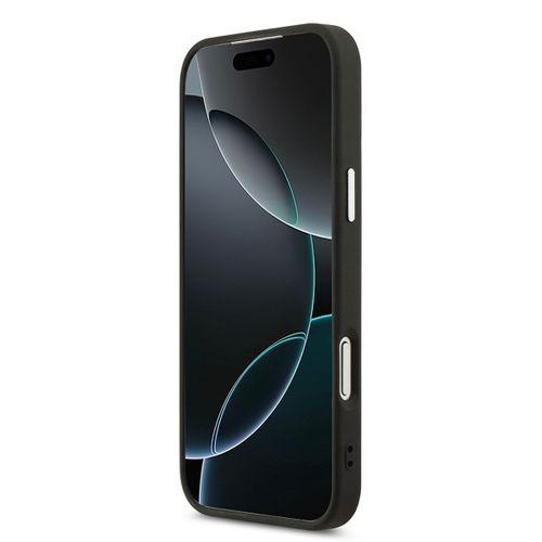 Apple iPhone 17 Pro Max Kılıf DKNY Orjinal Lisanslı M-safe Şarj Özellikli PU Deri Kabartmalı Kapak