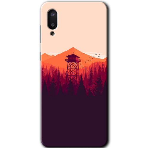 Potkal Hediye Fabrikası Samsung Galaxy A02 Kılıf HD Desen Baskılı Arka Kapak - Gözlem Kulesi