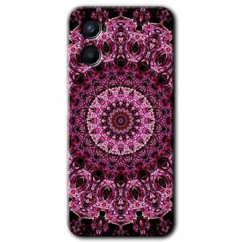 OPPO Oppo Reno 3 Kılıf HD Desen Baskılı Arka Kapak - Mandala Patterns Kaleidoscope