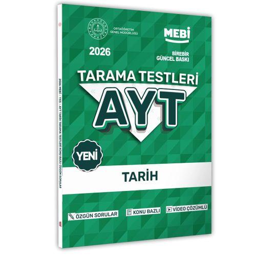 2026 YKS-AYT MEBİ-OGM Tarih Özgün Tarama Testleri Kitabı A4 Boyut Renkli Görsel BASKI ÜCRETİ