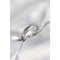 Gümüş Renk Su Damlası Model Zirkon Taşlı Kadın Yüzük