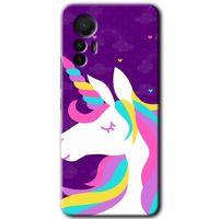 Xiaomi Mi 12 Lite HD Baskılı Kılıf + 9D Tam Ekran Koruyucu - Unicorn Sleep