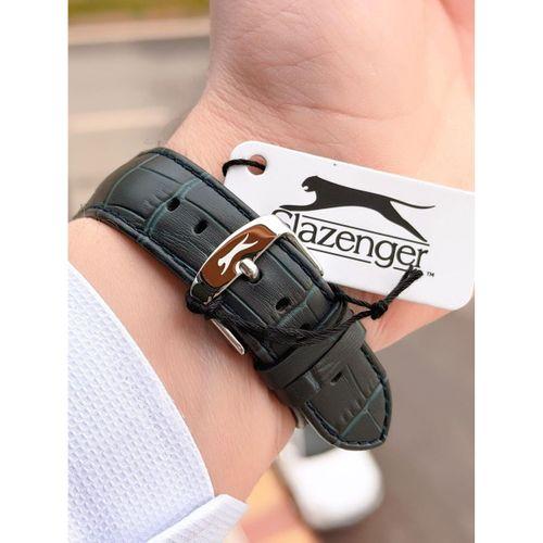 Slazenger Erkek Deri kordon Bileklik Hediyeli 2 Yıl Garantili Suya Dayanıklı Kol Saati VS.BLKT.0761