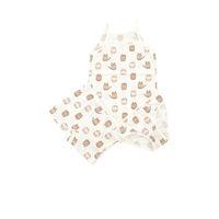 Kız Çocuk Şirin Kedi Baskı Atlet Külot Boxer Takımı