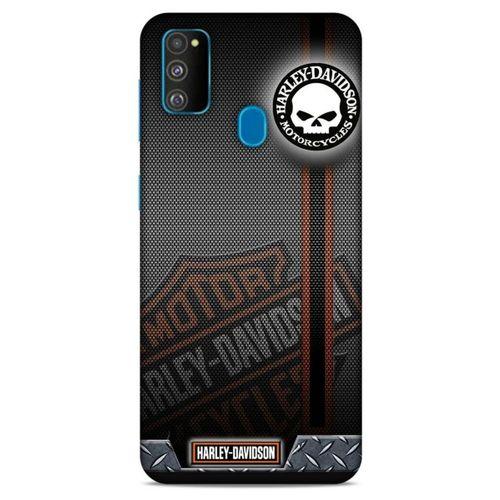 Samsung Galaxy M30s Uyumlu Kılıf Motorsiklet (46) Core Armor Kılıf Harley