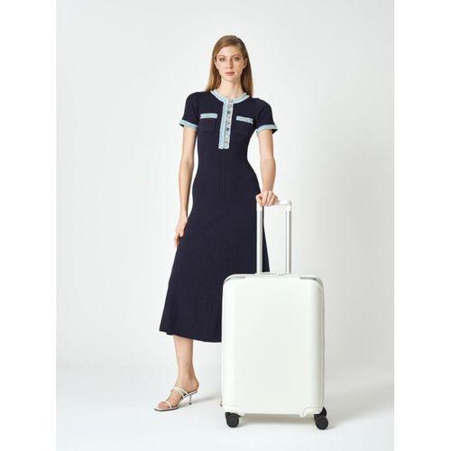 Pierre Cardin Trolley Valiz Beyaz Orta Boy 04PC7090-02-BY