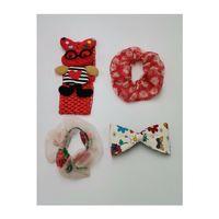 Renkli Desenli Taç Toka Bandana Set