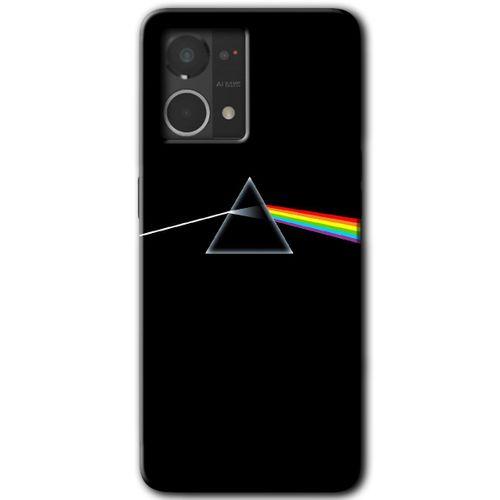 Oppo Reno 7 4G Kılıf HD Desen Baskılı Arka Kapak+Temperli Cam - Dark Side