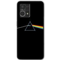 Oppo Reno 7 4G Kılıf HD Desen Baskılı Arka Kapak+Temperli Cam - Dark Side