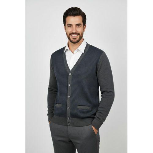 Erkek Düğmeli Cepli Hırka BGL-ST04834