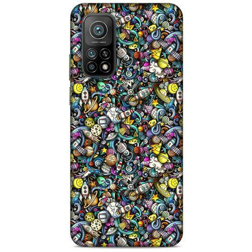 Graffitix (48) Desenli Silikon Kapak Xiaomi Mi 10T Pro 5G Kılıf