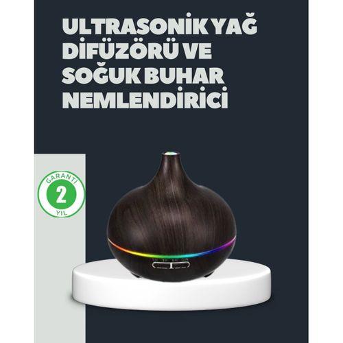 550ml Ultrasonik Hava Nemlendirici Ve Aromaterapi Difüzörü