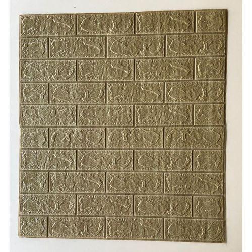 70x38cm 1 Alana 1 Bedava Haki Kendinden Yapışkanlı Esnek Duvar Paneli Kağıdı nw105