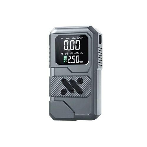 St-9654 Şarjlı 10.000 Mah Taşınabilir Araç Hava Kompresörü Akü Takviyeli Dijital Ekranlı Işıklı