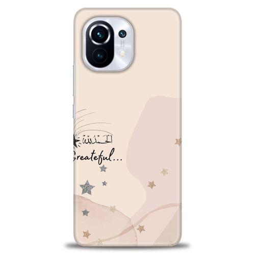 Xiaomi Mi 11 Kılıf HD Baskılı Kılıf - Greateful + Tam Ekran Koruyucu
