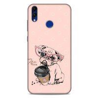 Animax Pugs COFEE Huawei Honor 8C Kılıf Desenli Silikon