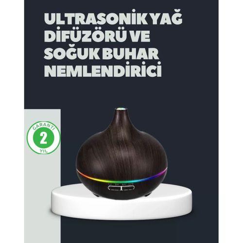550ml Ultrasonik Hava Nemlendirici Ve Aromaterapi Difüzörü