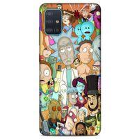 Samsung Galaxy A51 Uyumlu Kılıf Rick And Morty (35) Fit Design Kılıf Cop Rick