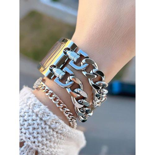 Ferrucci Zincir Tasarım 2 Yıl Garantili 3 Atm Suya Dayanıklı Kadın Kol Saati+Bileklik Z.03649.7