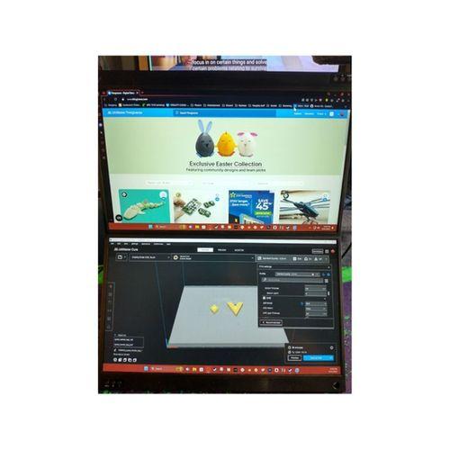 ZSCMALLS Taşınabilir Çift Monitör Montajları (Bu ürün Sadece Plastik parçadır - Almadan Önce Soru Sorabilirsiniz)