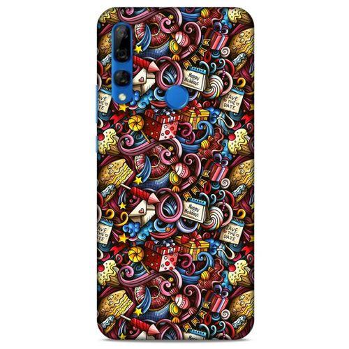 Graffitix (47) Desenli Silikon Kapak Huawei Y9 Prime 2019 Kılıf