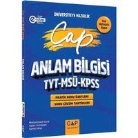 TYT MSÜ KPSS Türkçe Anlam Bilgisi Üniversiteye Hazırlık Çap Yayınları