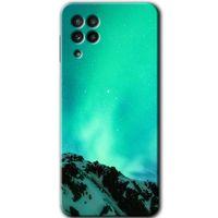 Samsung Galaxy M22 HD Baskılı Kılıf + 9D Tam Ekran Koruyucu - Aurora