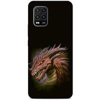 Xiaomi Mi 10 Lite Kılıf Dragons (18) Telefon Kılıfları Kahverengi Ejderha