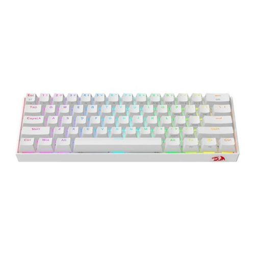REDRAGON K530W DRACONIC PRO Q TR 60% KOMPAKT KABLOSUZ-BLUETOOTH 2.4G SWITCH MEKANİK KLAVYE BEYAZ