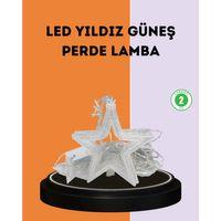 3x3 Metre Yıldız Peri Led Perde Işık Romantik Dekorasyon